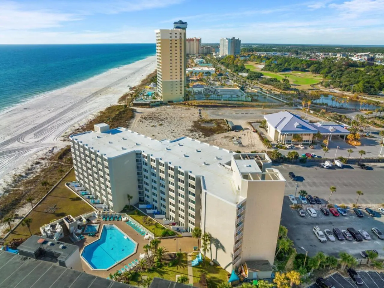 Vakantiehuis Seas The Day - Top Of The Gulf 320 - Beach Front Resort - Free Beach Chair Service Panama City Beach